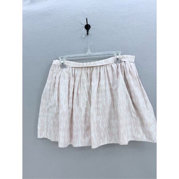 Thakoon Addition Womens Pink White Ruffle Pleated A-line Mini Skirt Size 6 - Picture 9 of 9